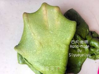 抹茶麻薯软欧包的做法步骤：1