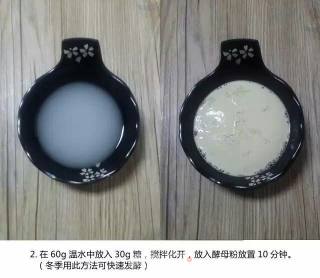 圣诞树面包的做法步骤：2
