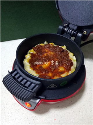 煎饼汉堡的做法步骤：4
