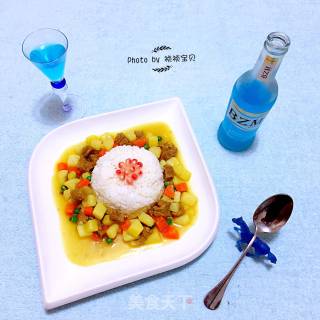 咖喱牛肉饭的做法步骤：12