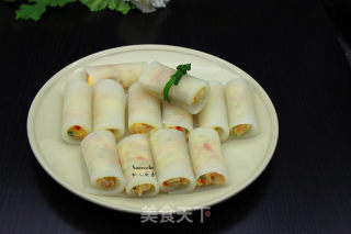 三鲜萝卜卷的做法步骤：6