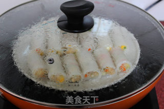 三鲜萝卜卷的做法步骤：8