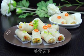 三鲜萝卜卷的做法步骤：9