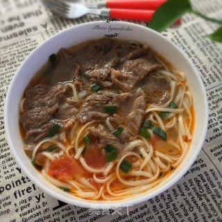 茄汁牛肉面的做法步骤：10