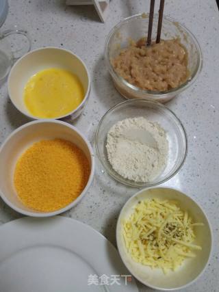 芝士鸡肉丸的做法步骤：3
