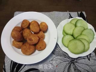 芝士鸡肉丸的做法步骤：5