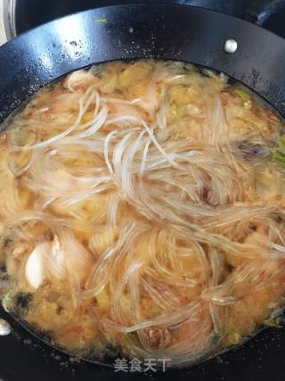 酸菜粉丝汆白肉的做法步骤：12