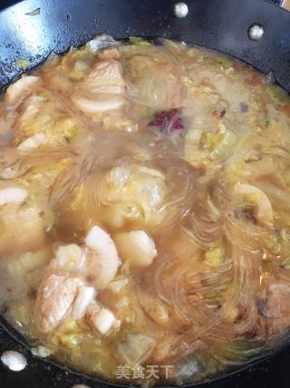 酸菜粉丝汆白肉的做法步骤：13