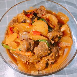 萝卜焖牛肉的做法步骤：10