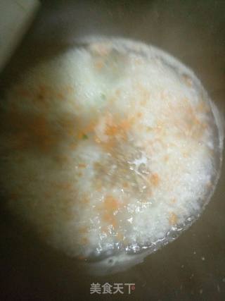 菠菜胡萝卜牛肉大米粥的做法步骤：3