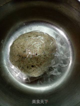 香脆海苔饼干~香脆海苔燕麦芝麻饼干的做法步骤：3