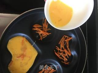 胡萝卜丝鸡蛋饼的做法步骤：4