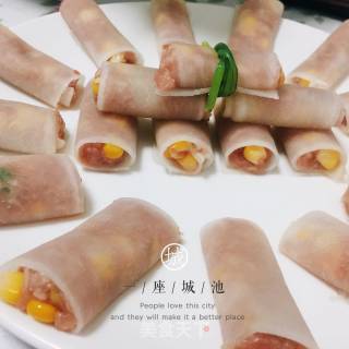 三鲜萝卜卷的做法步骤：5