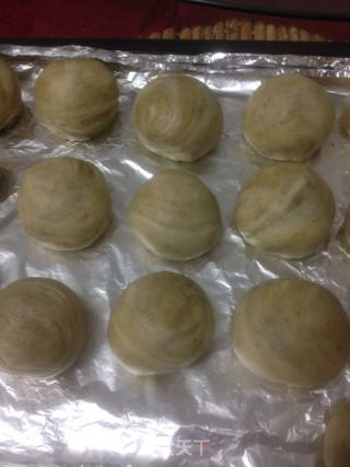 绿茶蛋黄酥的做法步骤：19