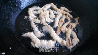 椒盐里脊的做法步骤：6