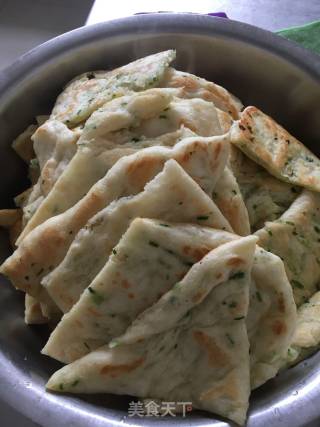 发面葱花大饼的做法步骤：6