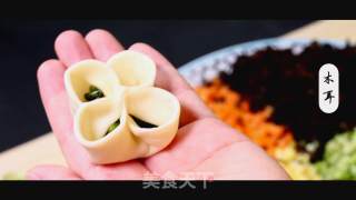 高颜值的四喜蒸饺的做法步骤：11