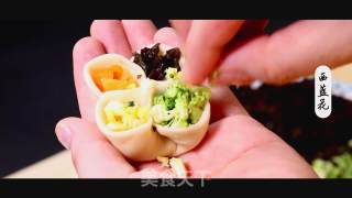 高颜值的四喜蒸饺的做法步骤：12