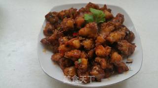 孜然鸡脆骨的做法步骤：5