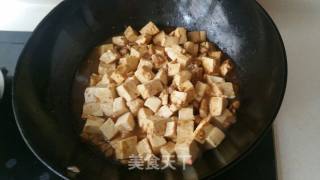 韭香肉末酱豆腐的做法步骤：4