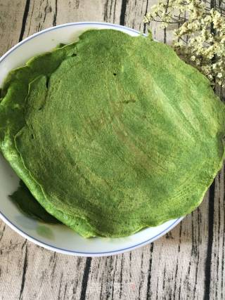 菠菜酱肉蔬菜卷饼的做法步骤：8