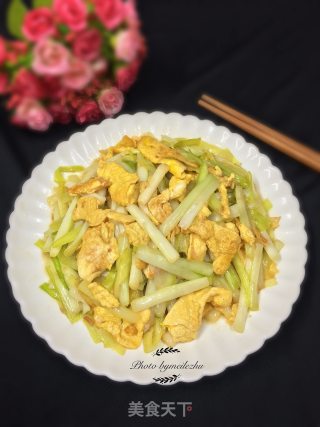 韭黄炒鸡蛋的做法步骤：8