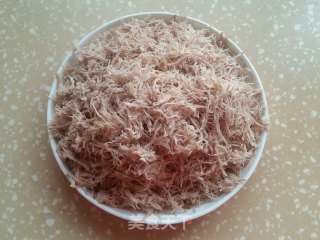 自制五香芝麻肉松的做法步骤：7