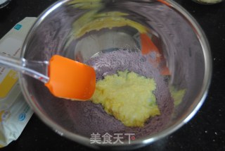 紫薯罗马盾的做法步骤：5