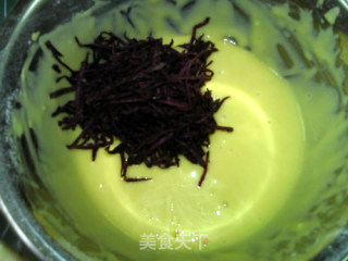 蜂蜜紫薯甜蛋糕的做法步骤：7