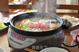 二人杂蔬菌菇羊肉火锅的做法步骤：9