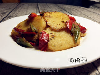 孜然土豆片#肉肉厨的做法步骤：8