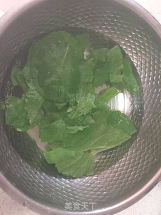 小白菜泥~6个月宝宝辅食的做法步骤：3