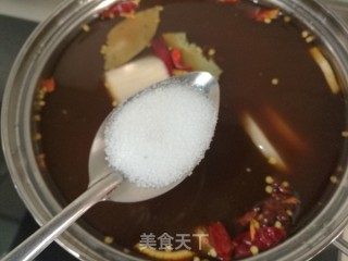 五香卤藕片的做法步骤：10