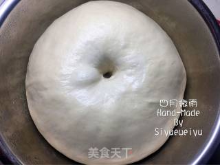 圣诞树千层豆沙面包的做法步骤：4