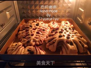 圣诞树千层豆沙面包的做法步骤：16