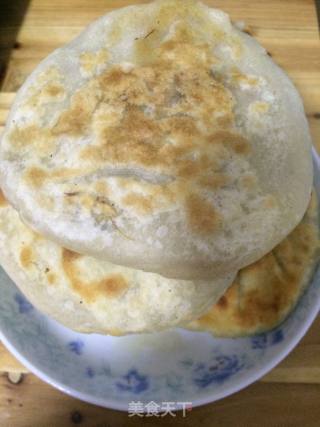 自创 豆芽油面筋粉丝 三合一馅饼的做法步骤：3