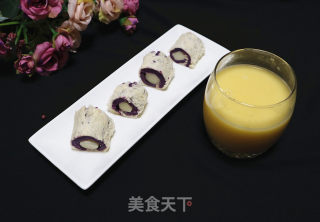 紫薯山药卷的做法步骤：8
