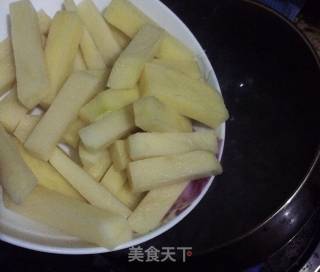 香煎孜然土豆条的做法步骤：4