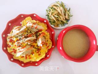 煎蛋饺的做法步骤：7