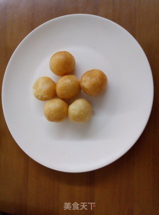 电饭锅蒸油面筋塞肉的做法步骤：2