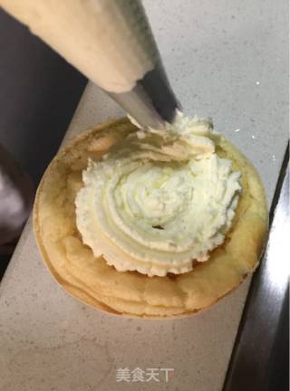 雪人纸杯蛋糕的做法步骤：10