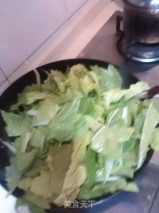 虾皮炒快菜的做法步骤：6