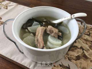 海带萝卜排骨汤的做法步骤：5