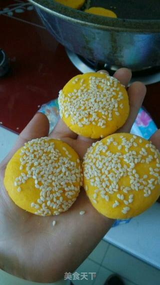 南瓜饼的做法步骤：7
