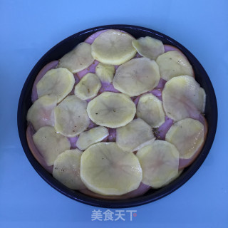 火腿芝士烤土豆片的做法步骤：7
