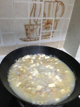 虾米豆腐羹的做法步骤：4