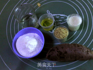 【广东】芝麻紫薯糕的做法步骤：1
