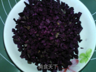【广东】芝麻紫薯糕的做法步骤：2
