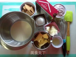 蓝莓酸奶慕斯蛋糕（免烤版）的做法步骤：1
