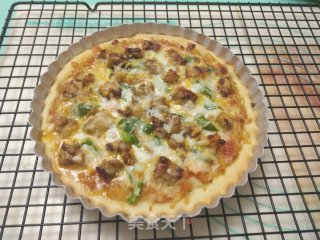 黑椒鸡肉披萨的做法步骤：22